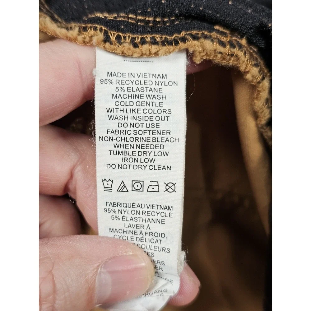 prAna Halle Straight Pant Womens 16 Short Brown‎ Stretch Hiking Outdoor Nylon